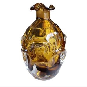 Vintage MCM Aseda Thumbprint Decanter